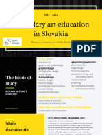 Secondary Art Education in Slovakia
