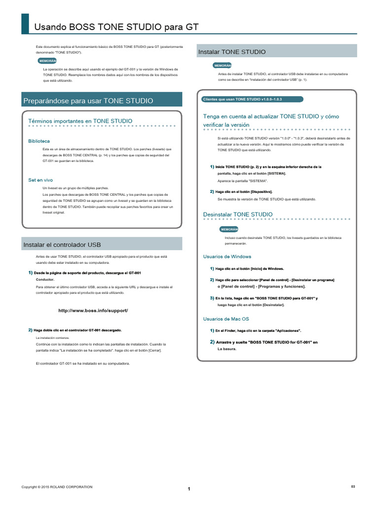BTS GT-100 Es | PDF | Buscador (software) | Archivo de computadora