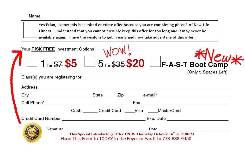 New Life Fitness Application Form | PDF