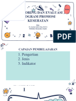 1.10 Monitoring Dan Evaluasi Program Promosi Kesehatan