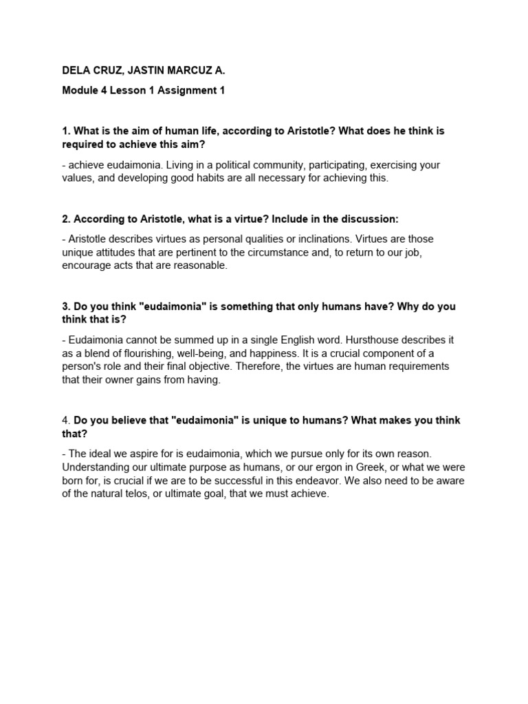 Sts module 4 lesson 1 assignment 1 pdf