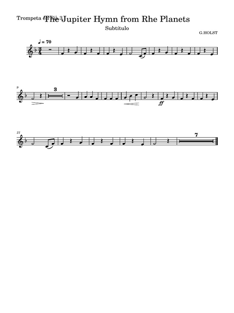 The Jupiter Hymn From Rhe Trompeta_en_Sib_3 PDF