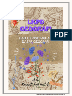 LKPD KD 3.1 Pengetahuan Dasar Geografi
