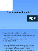 Augmentation de Capital