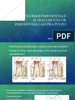 Influența Bolii Parodontale Și Tratamentelor Parodontale Asupra Pulpei