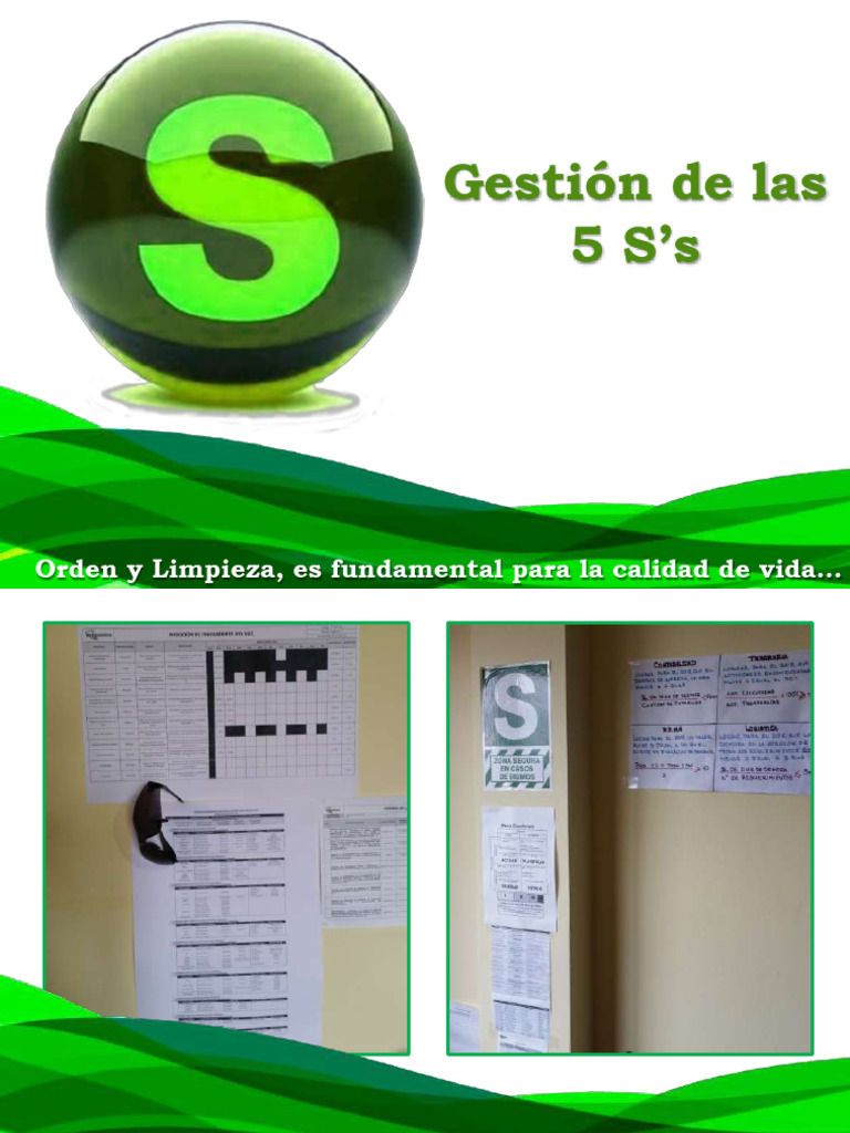 M-13-CAP-016 Gestión de Las 5 S's v0 | PDF