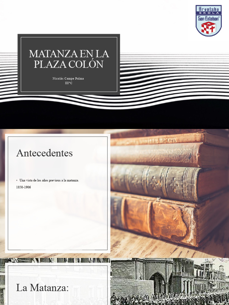 Matanza en La Plaza Colón PDF