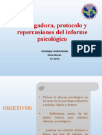 Redacción de Informe Psicológico 29 Sep