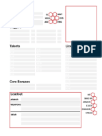 Lancer - Character Sheets