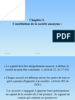 Chapitre I-Constitution Des Sociétés