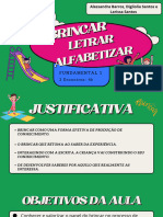 Brincar, Letrar e Alfabetizar