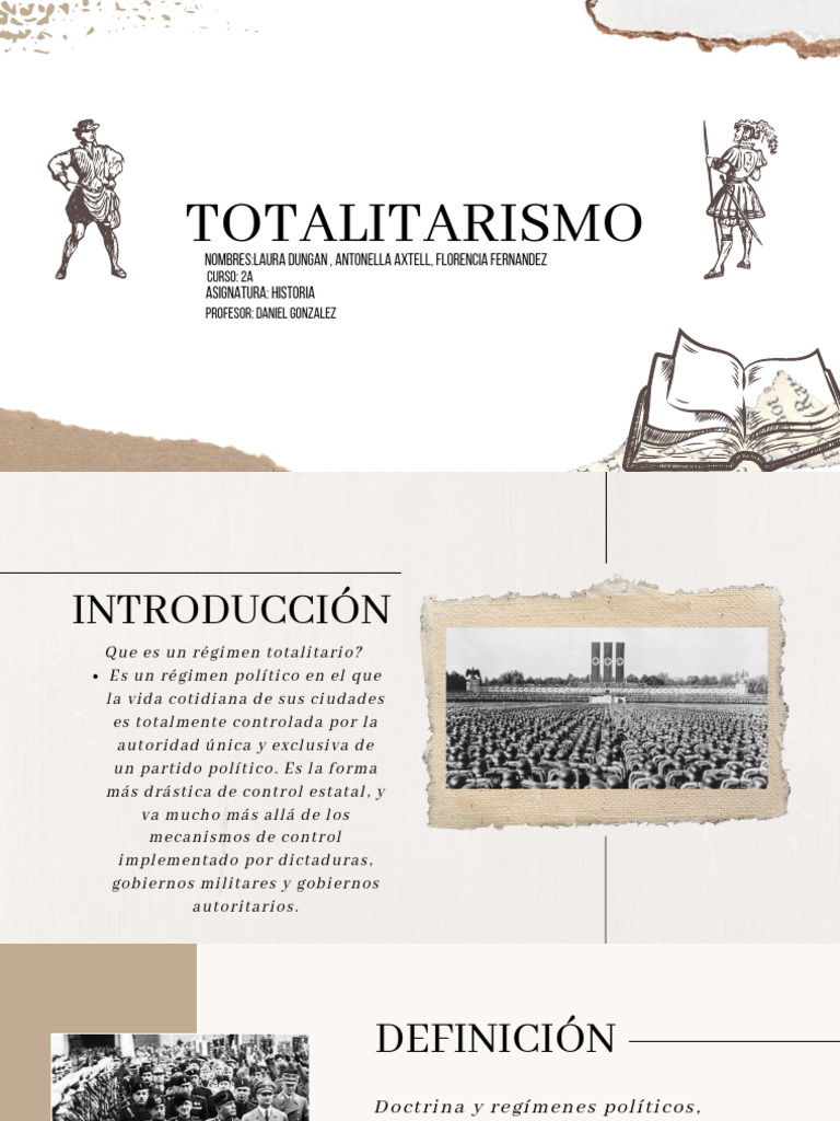 Totalitarismo: Definición y Características | PDF | Totalitarismo ...