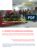 M2.P3.P4. Faktor - Faktor Yang Mempengaruhi Keberhasilan Bengkel