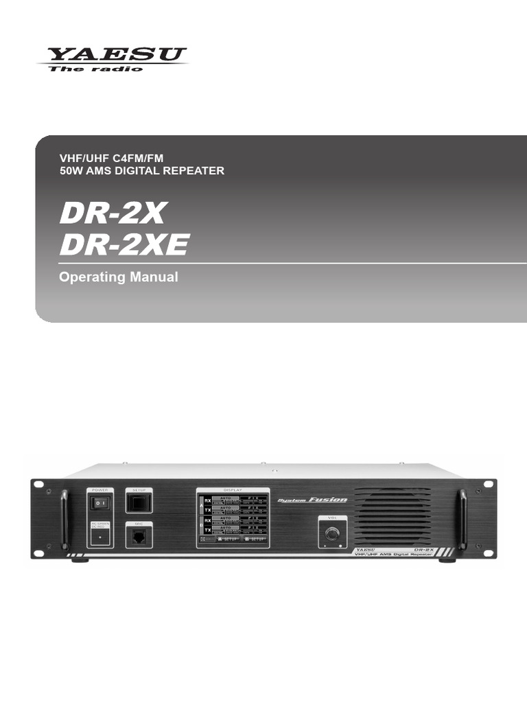 DR-2X Xe Om Eng Eh063u203 2002H-DS-1 | PDF