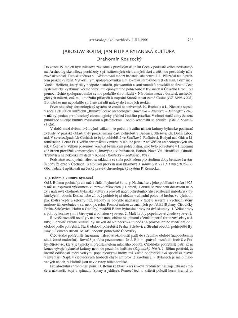 Jaroslav Böhm, Jan Filip a Byl | PDF