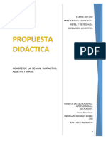 Sustantivos, Adjetivos, Verbos Aplicando La Neuroeducación-3ºEP