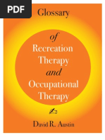 Download Glossary of Recreation Therapy and Occupational Therapy by YosefMendelsohn SN67469597 doc pdf
