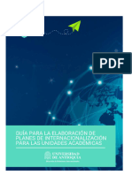 Guia para La Elaboración de Planes de Internacionalizacion para Las Unidades Académicas UdeAJunio2022 PDF