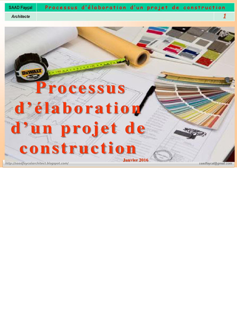 Processus D'élaboration D'un Projet de Construction-1 | PDF