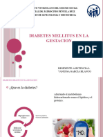 Diabetes Mellitus en La Gestacion