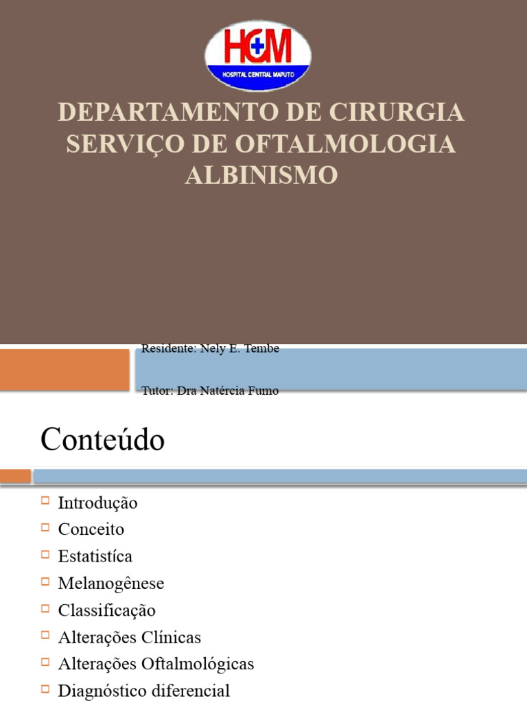 Albinism o | PDF