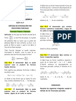 GUIA No.3 CORTE 2 FORMACIÓN MATEMATICA III - INTEGRALES POR FRACCIONES PARCIALES