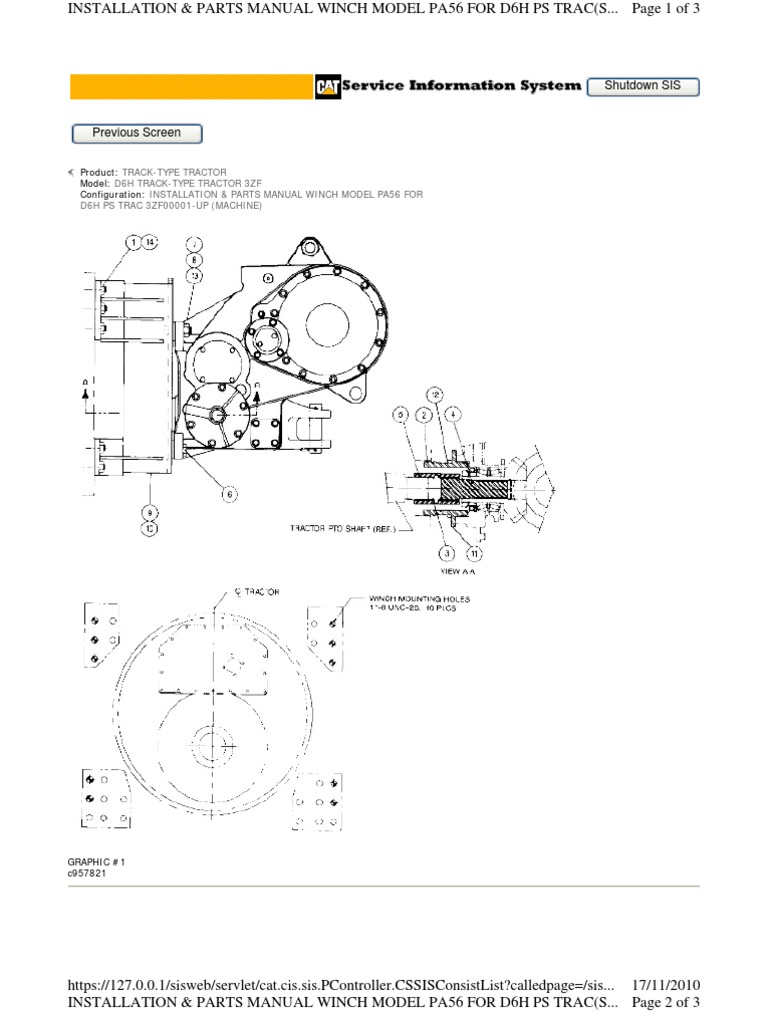 Parts Manual D6H 1