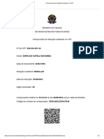 Comprovante de Situação Cadastral No CPF 1