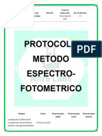 Protocolo Metodo Espectrofotometrico