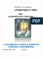 Cartilla de Literatura 1° 2023 Técnica.