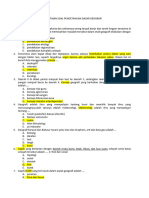 Latihan Soal Hpengetahuan Dasar Geografi