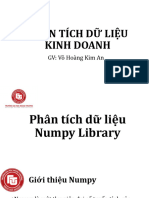 03. Phân Tích Dữ Liệu - Numpy