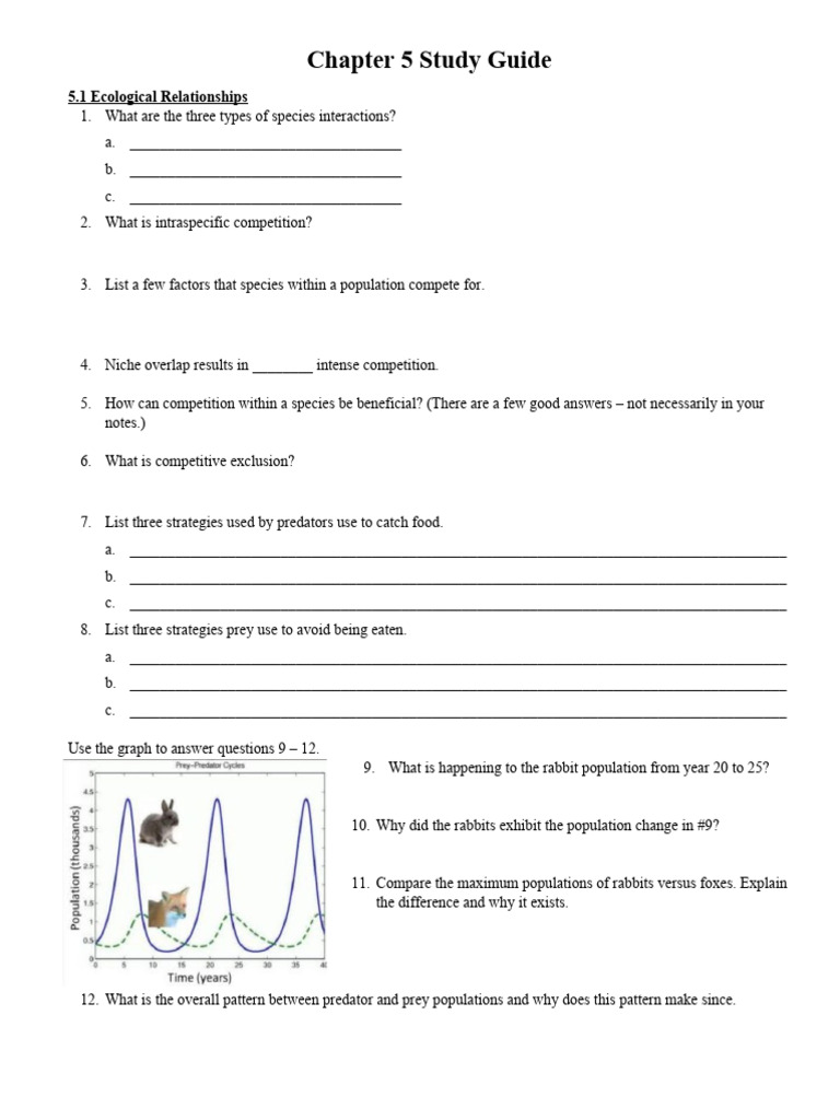 Chapter 5 Study Guide | PDF