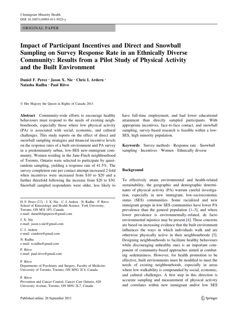 Jurnal Internasional Snowball Sampling | PDF