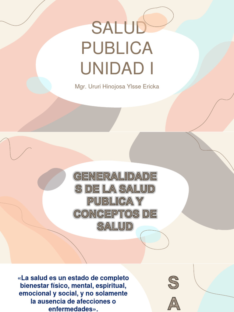 Unidad 1 Salud Publica Pdf