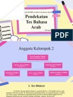 Pendekatan Tes Bahasa Arab Kelompok 2