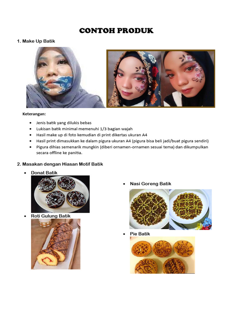 Contoh Produk | PDF