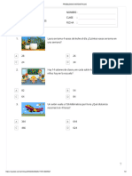 Problemas Matemáticos Cuarto