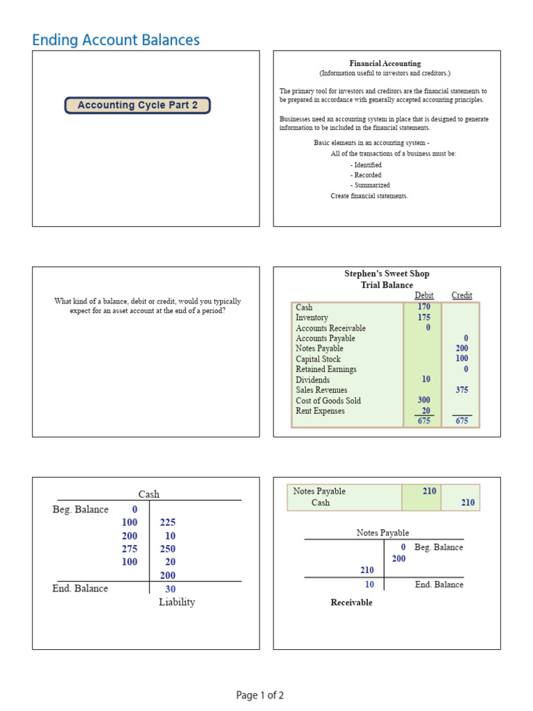 L4 Accounting+Cycle+Part+2 | PDF