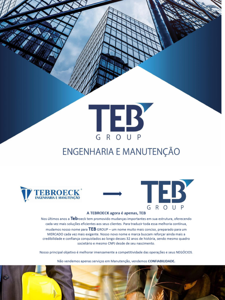 Rebranding da Tebroeck para TEB Group | PDF | Engenharia | Business
