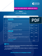 Calendario Académico 202320 - MODULAR - I CICLO
