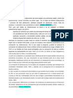 Desarrollo Teórico:: 1.1 Las Adolescencias