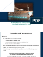 Boating/Pleasure Boating/Yachting Industry & Its Evolution in India