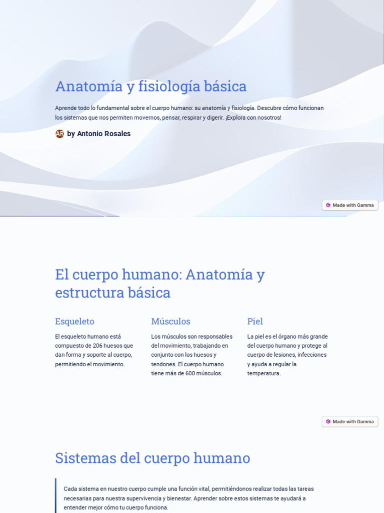 Anatomia Y Fisiologia Basica Pdf