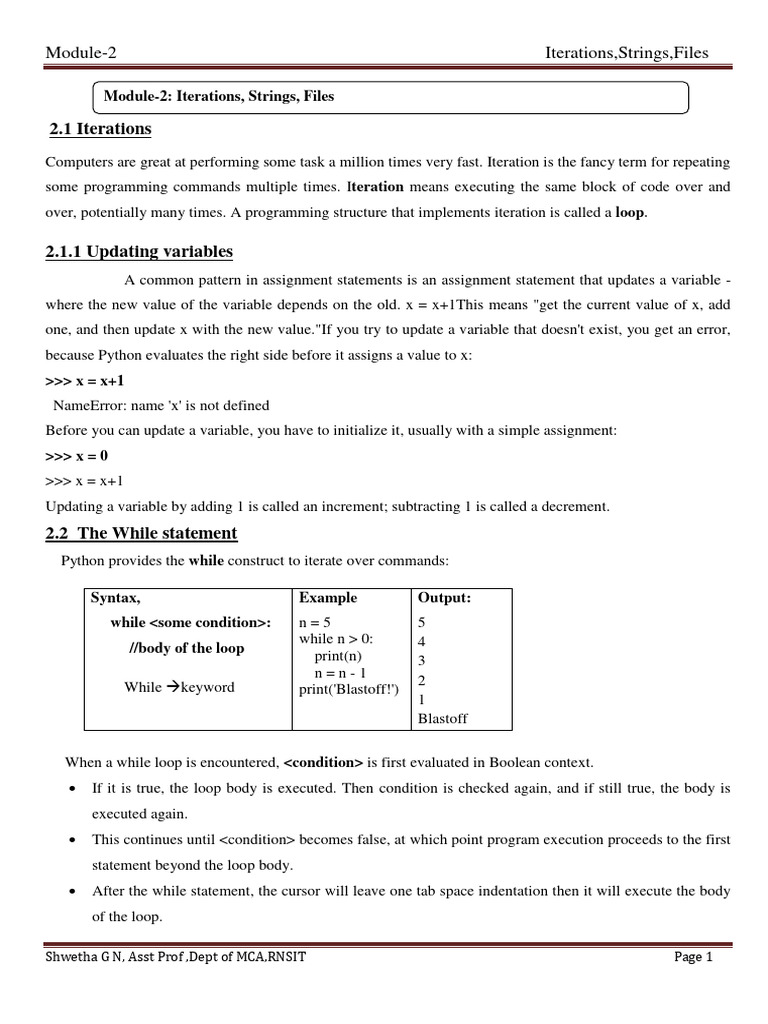 Module 2Python | PDF