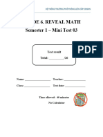 (G6) Semester 1 Mini Test 03