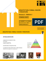 Presentacion Arquitectura - Forma, Funcion y Percepcion