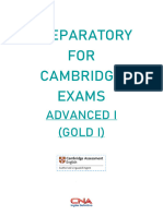 Apostila ADV1 - Preparatory For Cambridge - REVISADA 2022