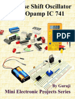 Guruji. RC Phase Shift Oscillator using Opamp IC 741...Electronics 2021