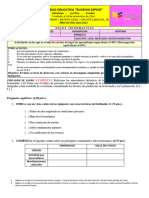 3ro- A CIENCIAS- Historia - EXAMEN II QUIMESTRE 2022